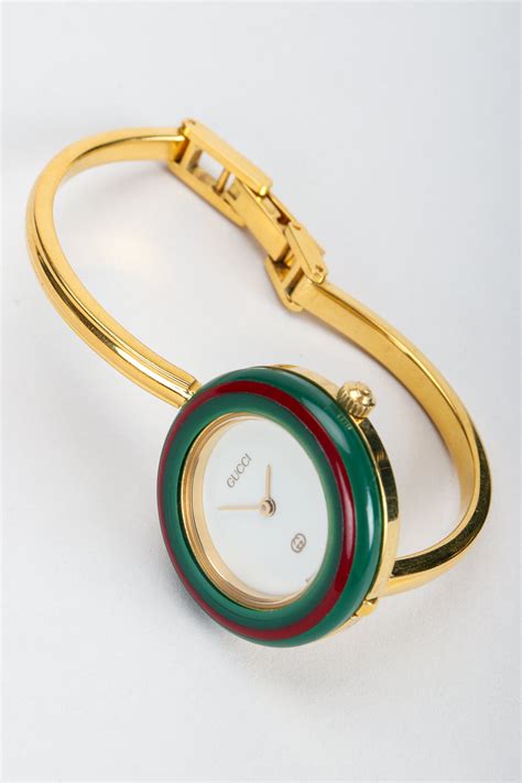 gucci bracelet watch with interchangeable bezels|vintage gucci change bezel watch.